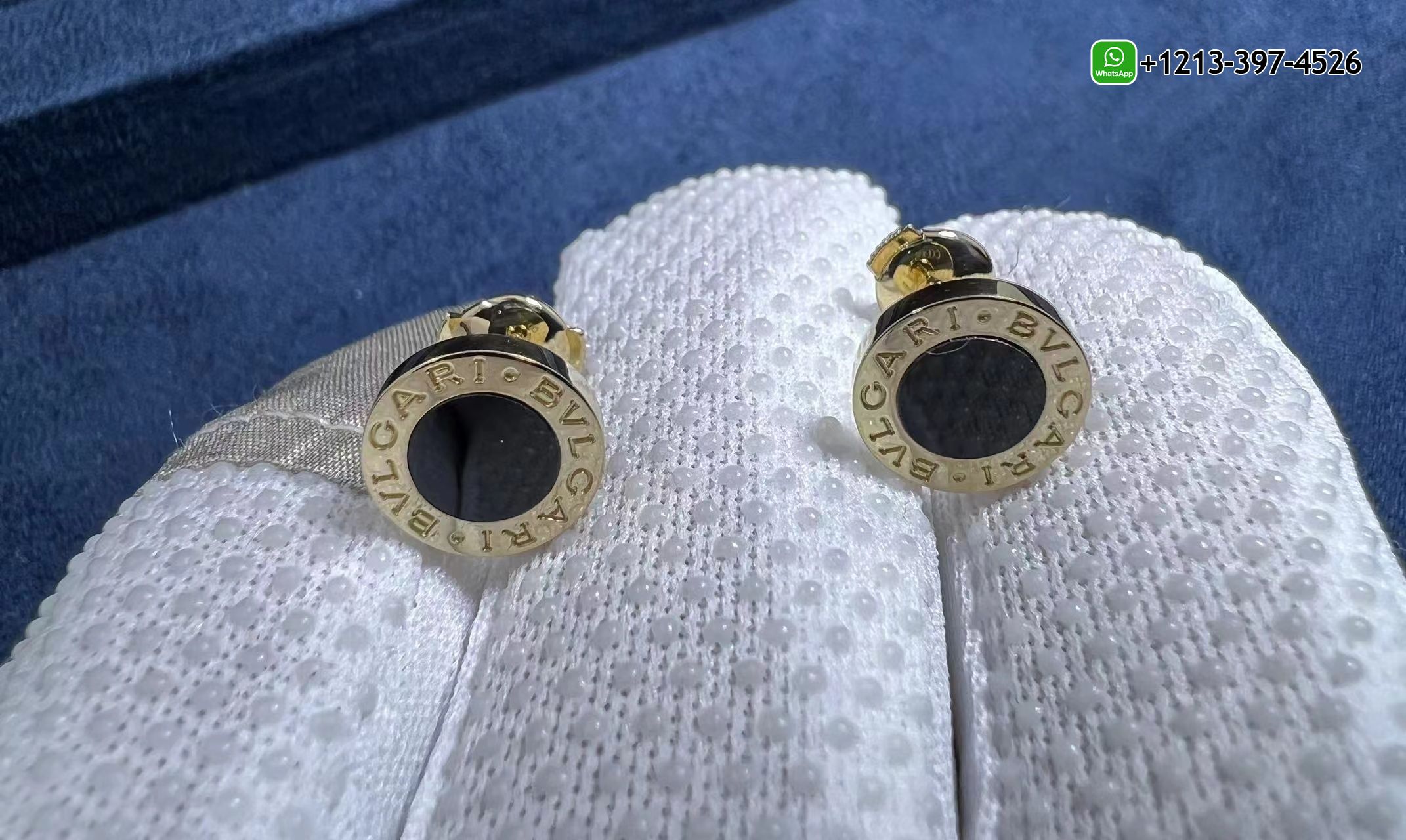 xlp154eqb4f Best Sellers Quality 1:1 Bvlgari 18K Rose Gold Black Onyx Stud Earrings - High Quality 18k Gold and Diamond Luxury Distinctive Collection Designer Jewelry Customized Factory Price - Image 6