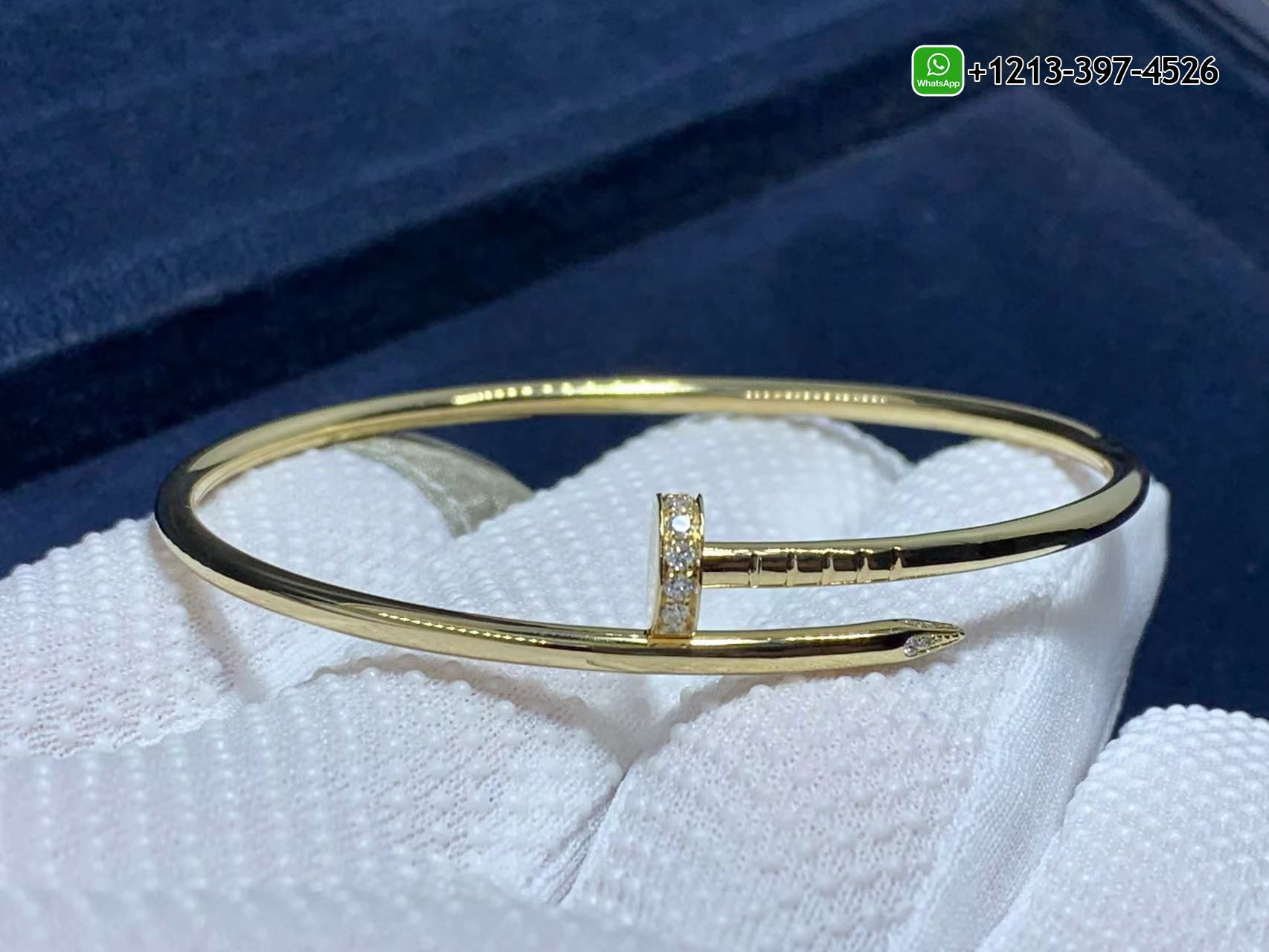 xvqigqcdrnv Cartier Juste Un Clou Diamonds 18k Yellow Gold Small Model Nail Bracelet B6066117 - High Quality 18k Gold and Diamond Luxury Distinctive Collection Designer Jewelry Customized Factory Price - Image 6