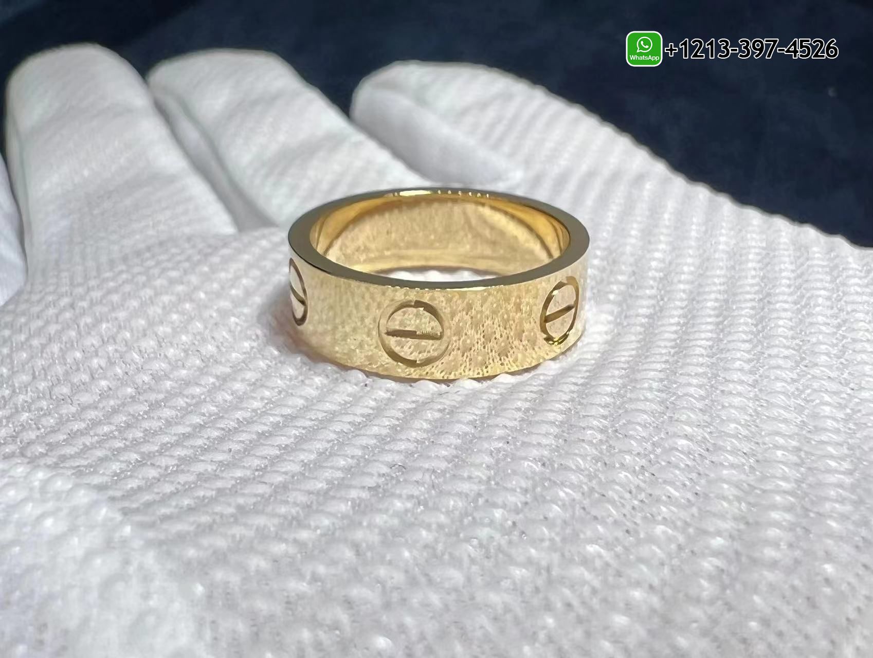 y3qrjgqbvr0 1:1 Quality Cartier Pure 18k Yellow Gold 5.5mm Love Ring - High Quality 18k Gold and Diamond Luxury Distinctive Collection Designer Jewelry Customized Factory Price - Image 6
