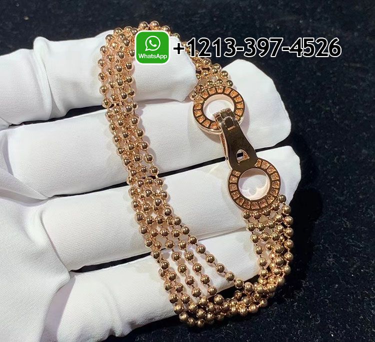 ya2aonj03qg Best Sellers 1:1 Quality Cartier Agrafe 18k Rose Gold Pave Diamonds Tassel Bracelet - High Quality 18k Gold and Diamond Luxury Distinctive Collection Designer Jewelry Customized Factory Price - Image 13
