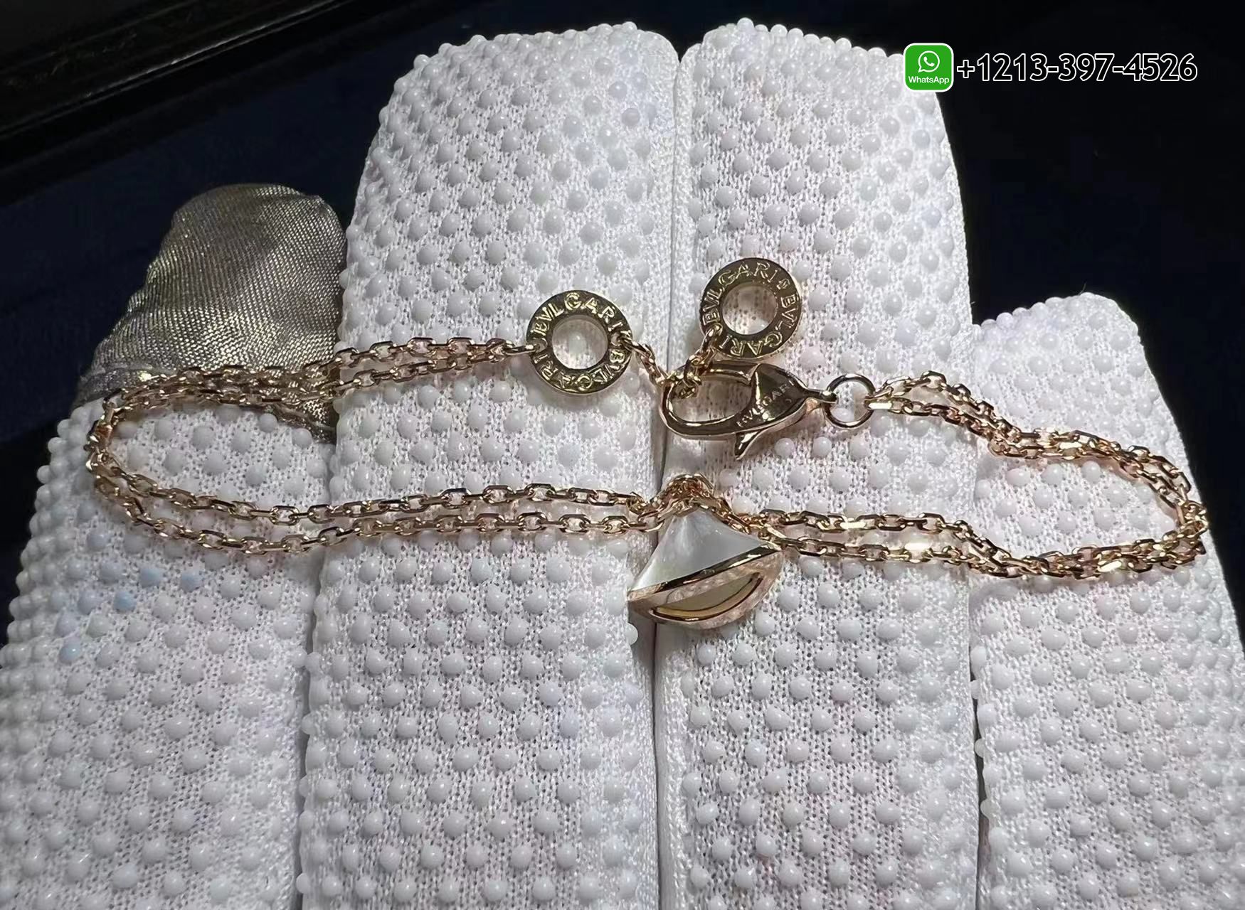 ycua5ztn42h 1:1 Best Quality Cheap Bulgari Divas’ Dream 18K Rose Gold Bracelet Replica - High Quality 18k Gold and Diamond Luxury Distinctive Collection Designer Jewelry Customized Factory Price - Image 2