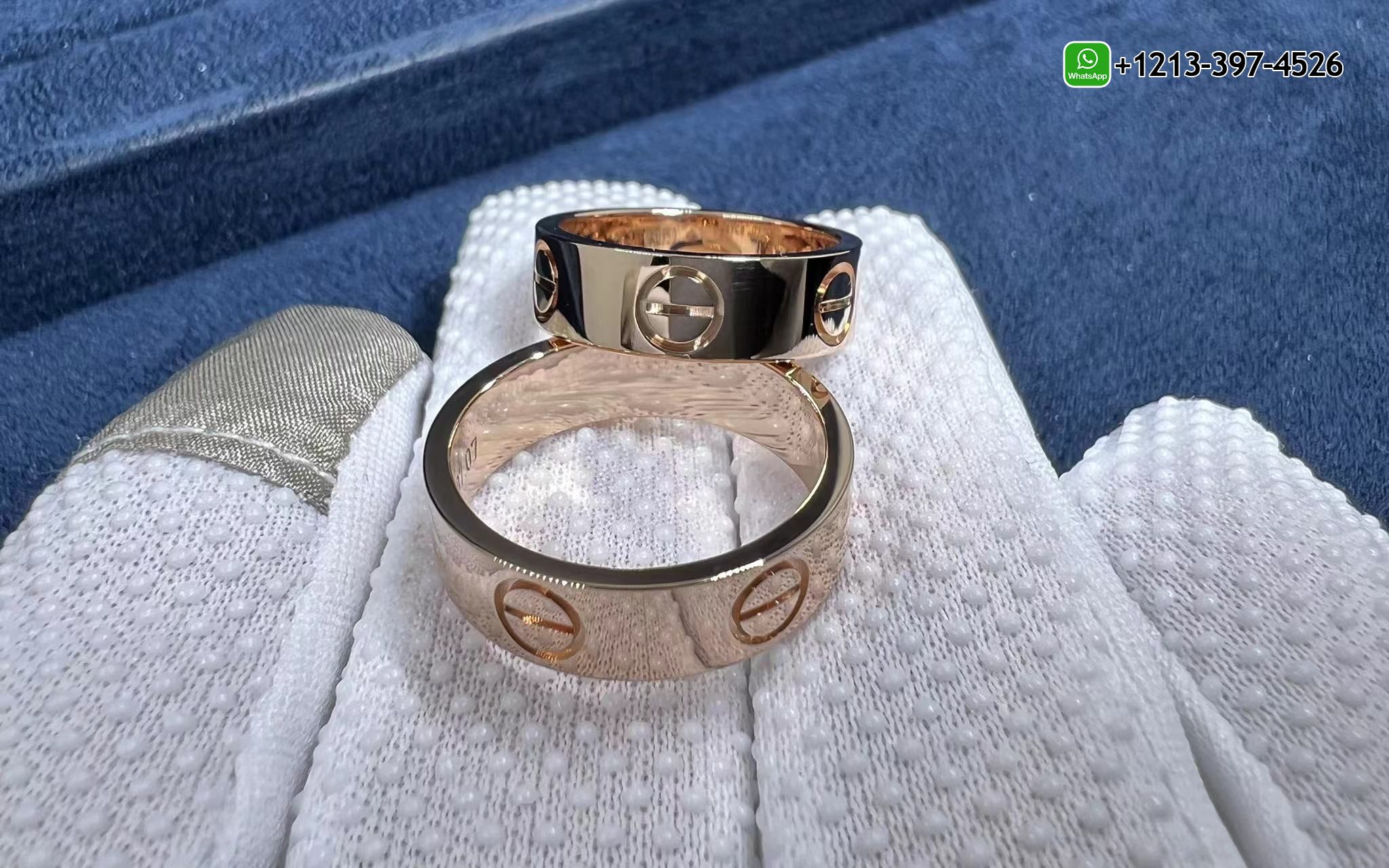 yfkv113gojp 1:1 Highest Quality Cartier Love Solid 18k Rose Gold 5.5MM Band Ring - High Quality 18k Gold and Diamond Luxury Distinctive Collection Designer Jewelry Customized Factory Price - Image 4