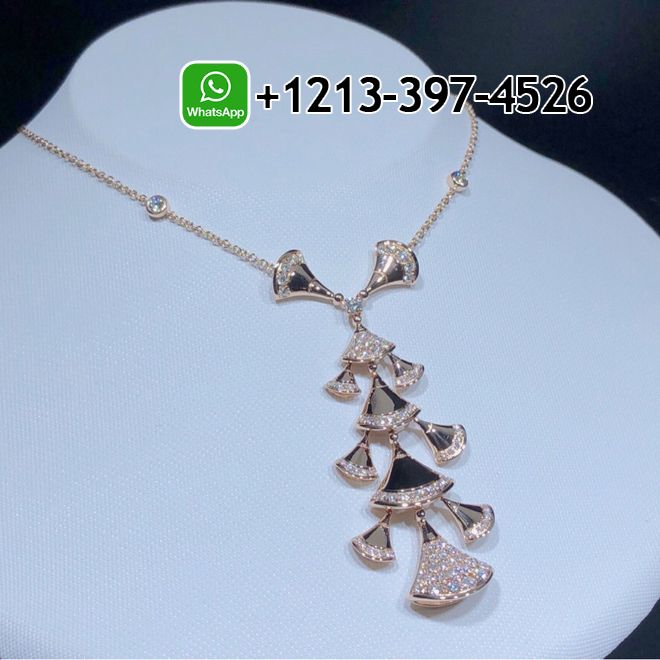 yg13gwnsljs Bvlgari Divas’ Dream Necklace Set Diamonds 18K Rose Gold Necklace CL857569 - High Quality 18k Gold and Diamond Luxury Distinctive Collection Designer Jewelry Customized Factory Price - Image 2