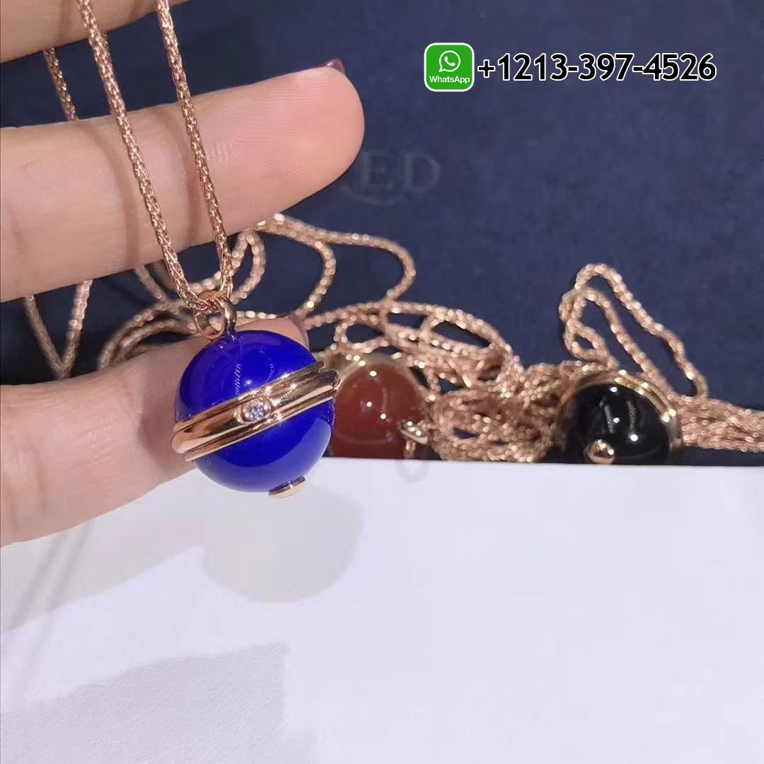 yqmu0zf05vv Custom Made Best Sellers Quality 1:1 Piaget Possession 18K Rose Gold Turquoise Diamond Pendant Necklace - High Quality 18k Gold and Diamond Luxury Distinctive Collection Designer Jewelry Customized Factory Price - Image 3