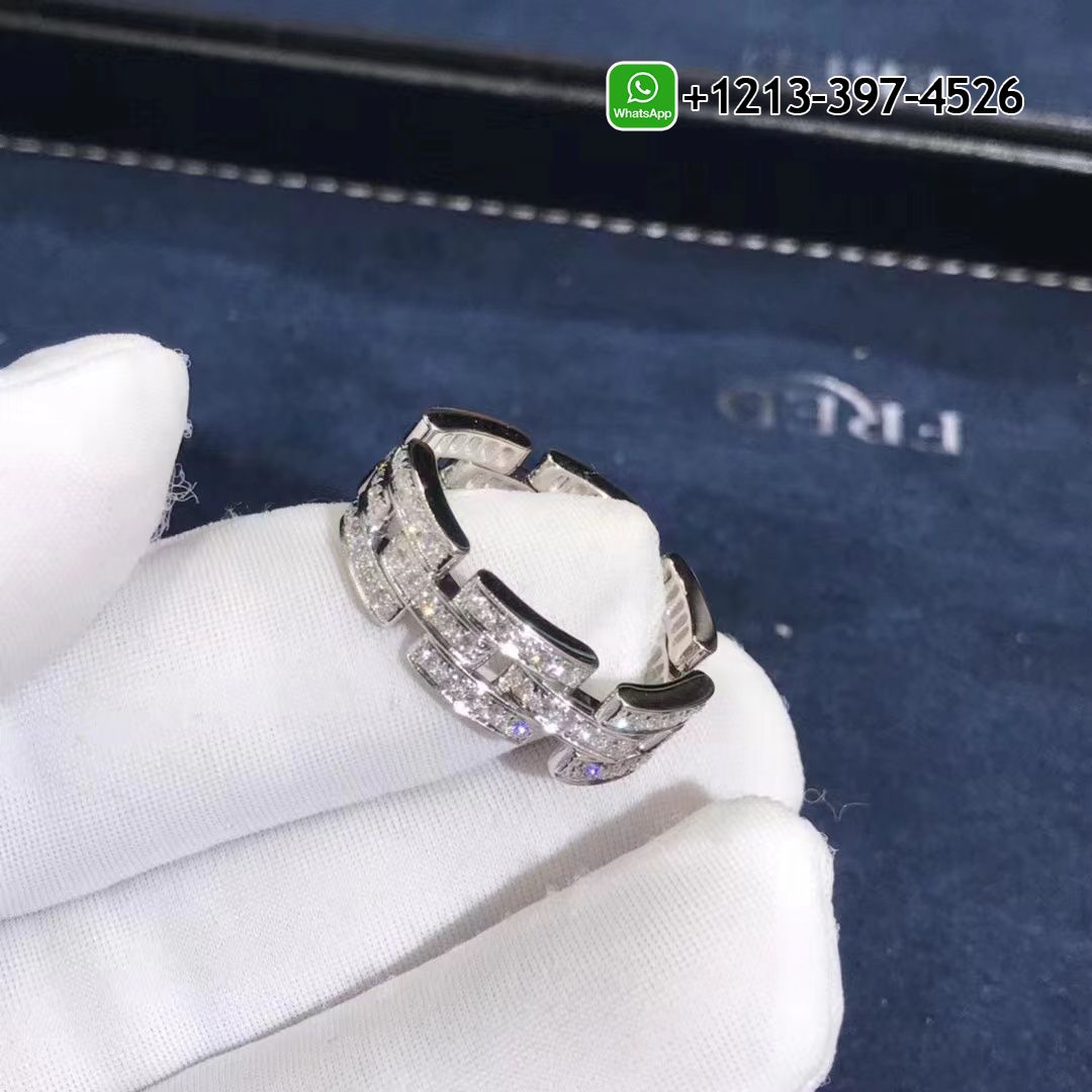 ytros03tpma Custom Made Best Quality 1:1 Cartier Maillon Panthere 18k White Gold Diamond Ring - High Quality 18k Gold and Diamond Luxury Distinctive Collection Designer Jewelry Customized Factory Price - Image 4