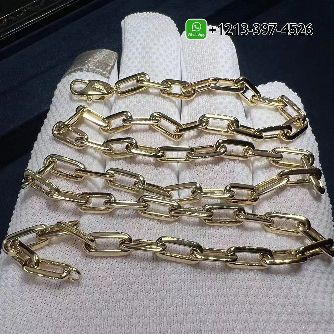 Best Sellers 1:1 Quality Cheap Custom Made Cartier Santos de Cartier Santos Dumont Chain Necklace - High Quality 18k Gold and Diamond Luxury Distinctive Collection Designer Jewelry Customized Factory Price Z4b54sj1i2w