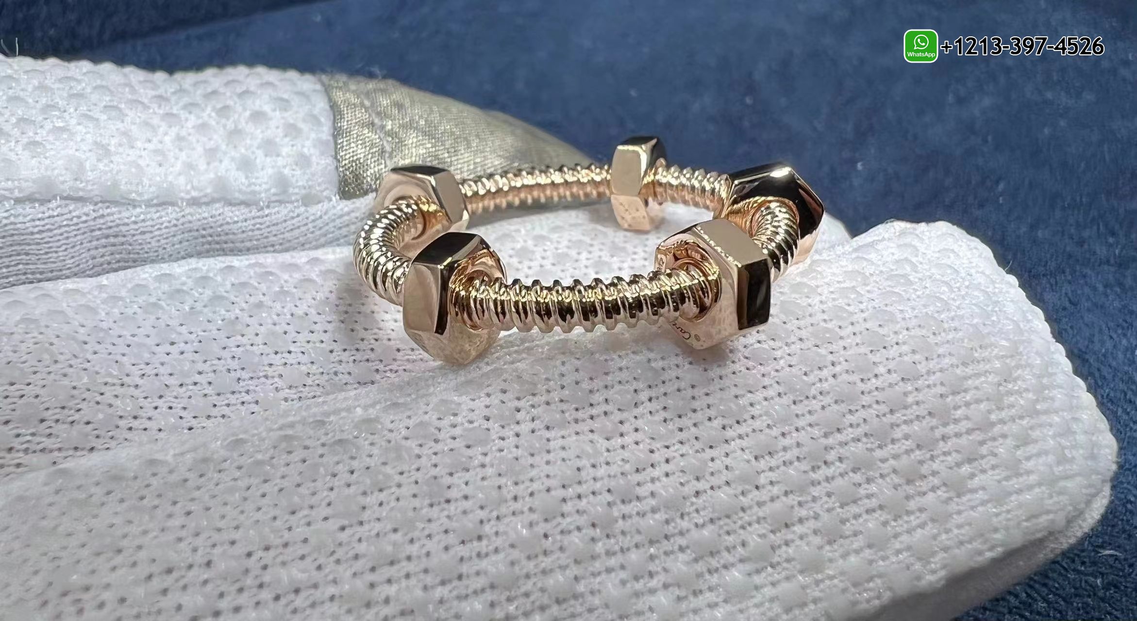 zhsgybqdmgt Best Sellers 1:1 Quality Cheap Custom Made Cartier Solid 18k Rose Gold Ecrou de Cartier Ring - High Quality 18k Gold and Diamond Luxury Distinctive Collection Designer Jewelry Customized Factory Price - Image 3